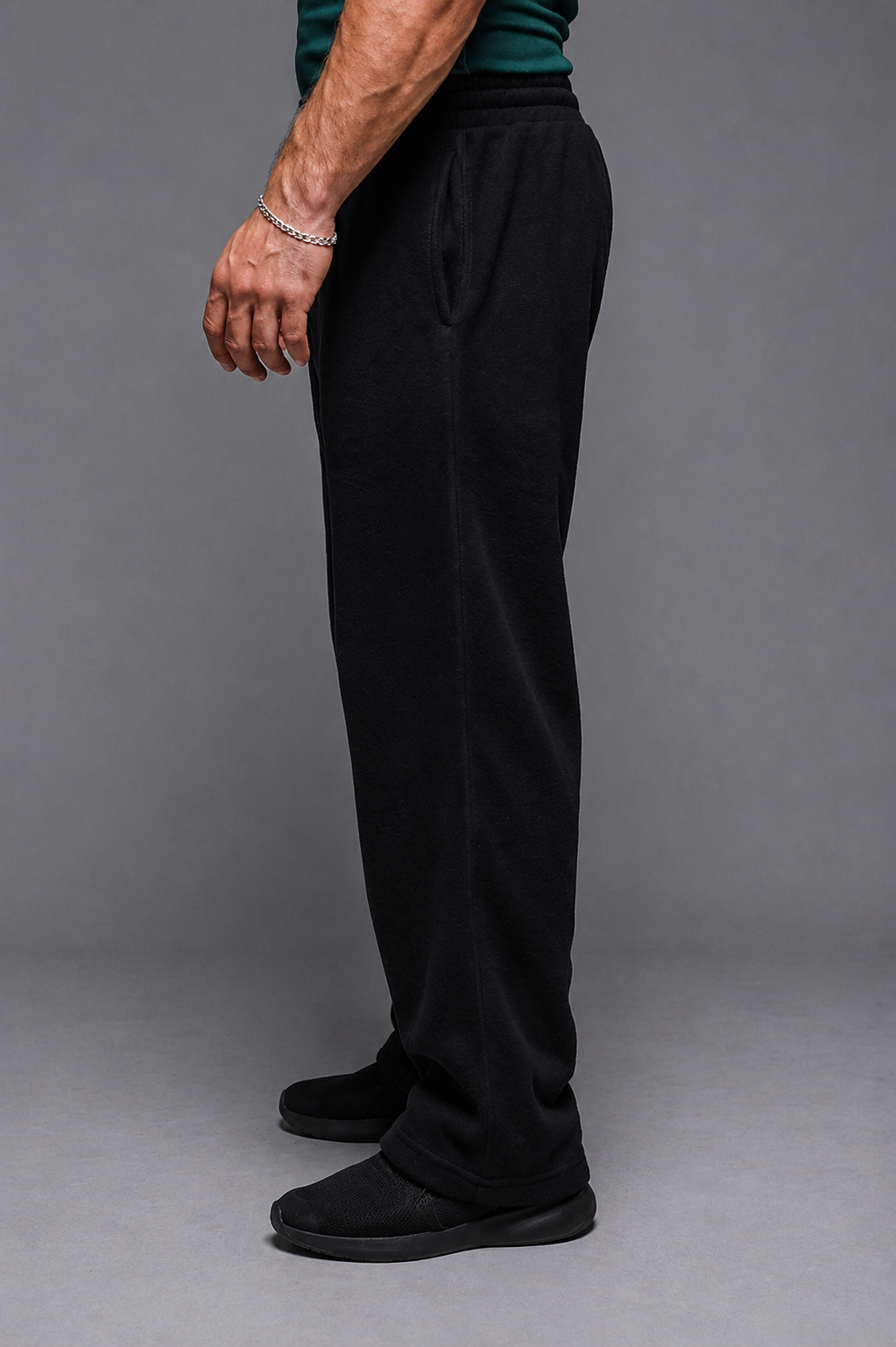 Black Wide leg sweatpants