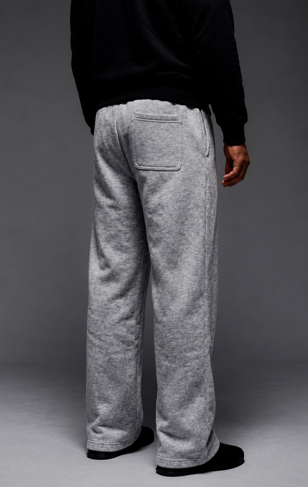 Grey Wide leg sweatpants