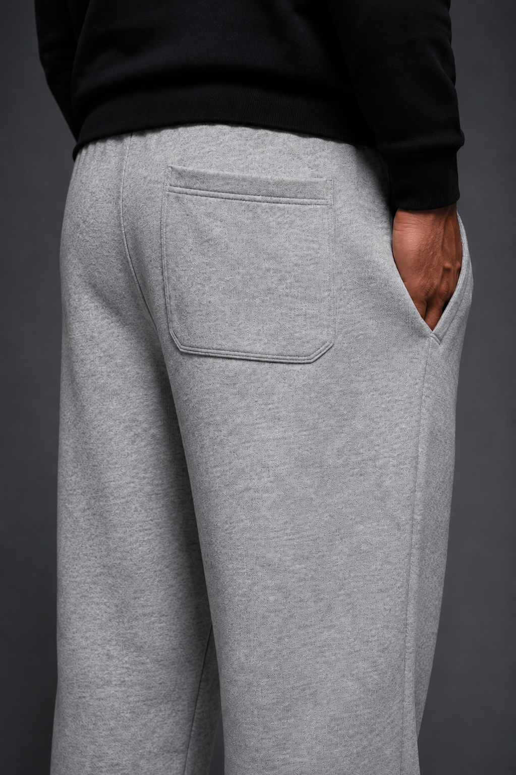 Grey Wide leg sweatpants