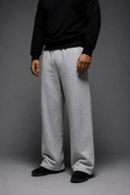 Grey Wide leg sweatpants