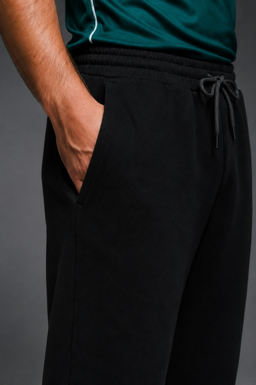 Black Wide leg sweatpants
